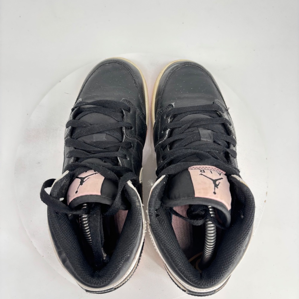Jordan Air Jordan 1 Mid Kids 6Y Black Pink Quartz Sneakers Streetwear Classic - Picture 5 of 9